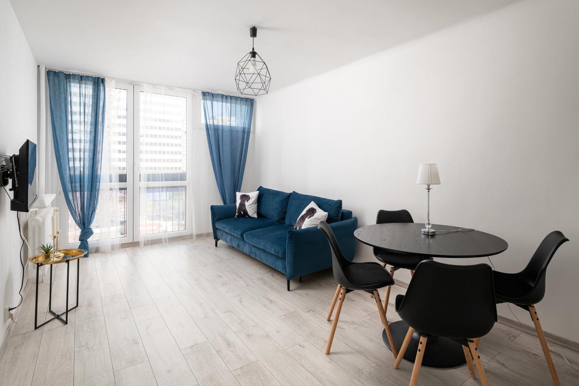 Grzybowska Blue City Centre Apartment Warsaw Ngoại thất bức ảnh